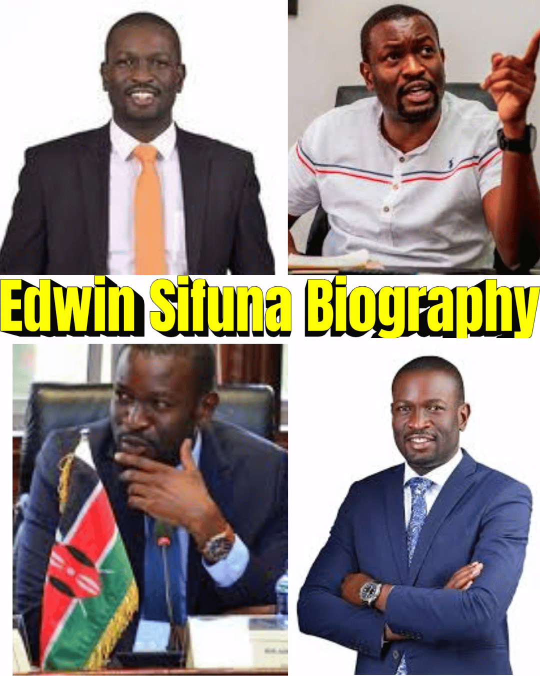 Edwin Sifuna Biography – Age, Education, Political Career & Achievements
