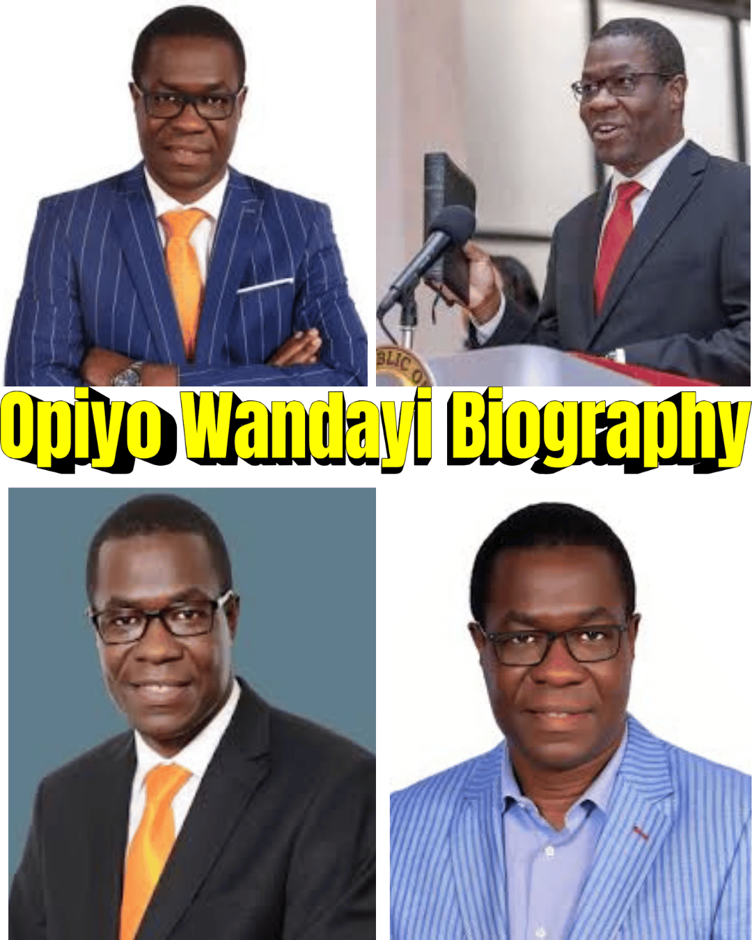 Opiyo Wandayi Biography – Age, Education, Political Career, Wife & Net Worth