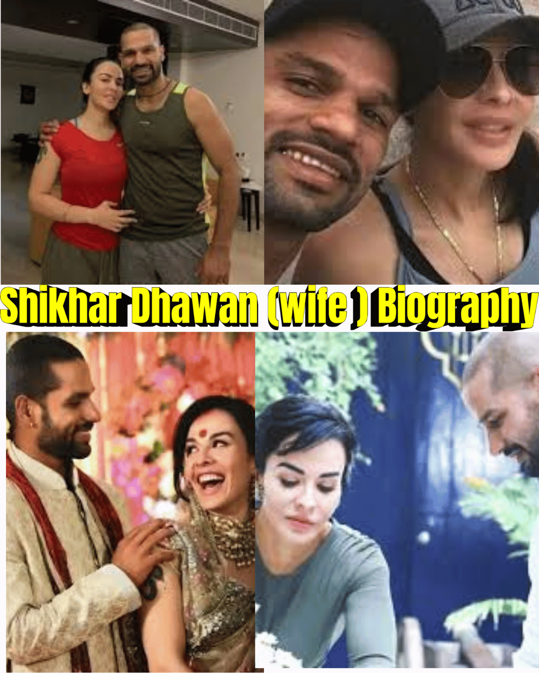 Shikhar Dhawan Wife Biography – Aesha Mukerji Age, Marriage, Children & Divorce Details